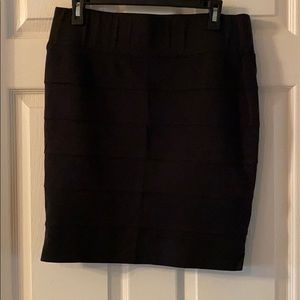 Black pencil skirt